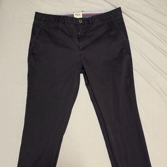 Perk Clothing Men’s Feel Good Chinos - Navy Blue, Size 40x32, EUC - Picture 1 of 6